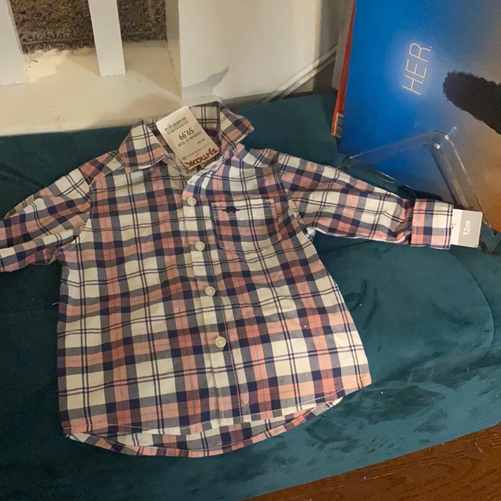 Toddler plaid shirt
